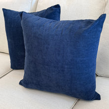 Load image into Gallery viewer, Navy Chenille Pillow
