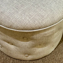 Load image into Gallery viewer, Grey Storage Ottoman
