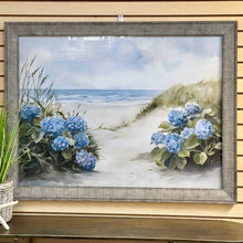 Load image into Gallery viewer, Hydrangeas On Beach Art
