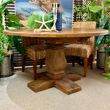 Load image into Gallery viewer, 5PC Wooden &amp; Woven Dining Set
