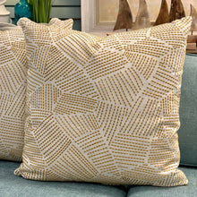 Load image into Gallery viewer, Yellow Embroidered Designer Pillow
