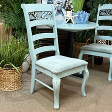 Load image into Gallery viewer, 3PC Aqua Distressed Bistro Set
