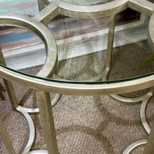 Load image into Gallery viewer, Metal/Glass Side Table

