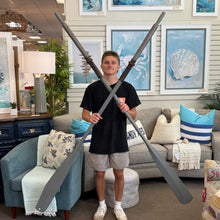 Load image into Gallery viewer, Set/2 Vintage Wooden Oars
