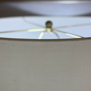 Gabby White Lattice Lamp