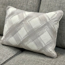 Load image into Gallery viewer, White/Grey Designer Lumbar
