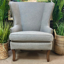 Load image into Gallery viewer, Klaussner Grey Wing Chair
