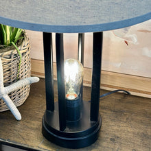 Load image into Gallery viewer, Black Metal 2-Bulb Lamp
