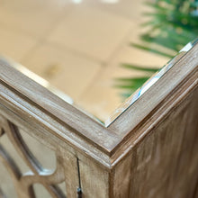 Load image into Gallery viewer, Mirrored Wooden Cabinet
