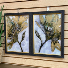 Load image into Gallery viewer, Set/2 Gold/Black Florals
