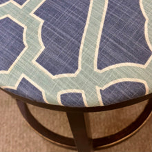 Load image into Gallery viewer, S/2 Blue Motif Counter Stools
