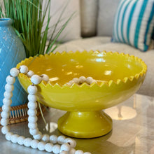 Load image into Gallery viewer, Yellow Ceramic Display Bowl
