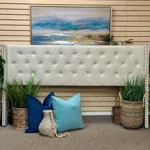 Load image into Gallery viewer, King Ivory Tufted Headboard
