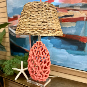 Seagrass Shade Sealife Lamp