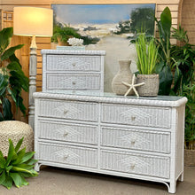 Load image into Gallery viewer, White Wicker Dresser
