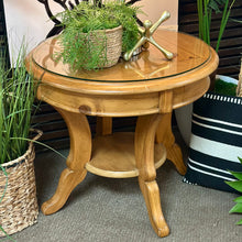 Load image into Gallery viewer, Round Wood Side Table
