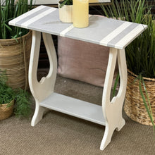 Load image into Gallery viewer, Grey/White Painted Side Table
