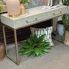 Load image into Gallery viewer, Dove Grey Shagreen Console

