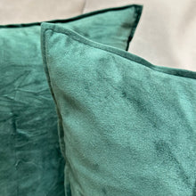 Load image into Gallery viewer, Green Velvet Pillow
