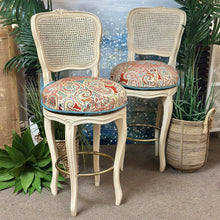 Load image into Gallery viewer, S/2 French Country Barstools
