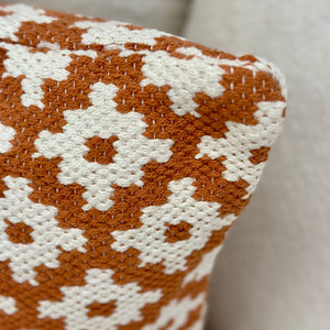 Orange Retro Pillow