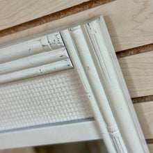 Load image into Gallery viewer, Ivory Bamboo-Look Mirror
