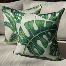 Load image into Gallery viewer, Green Palm Pillow III
