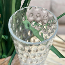 Load image into Gallery viewer, Glass Dimpled Vase
