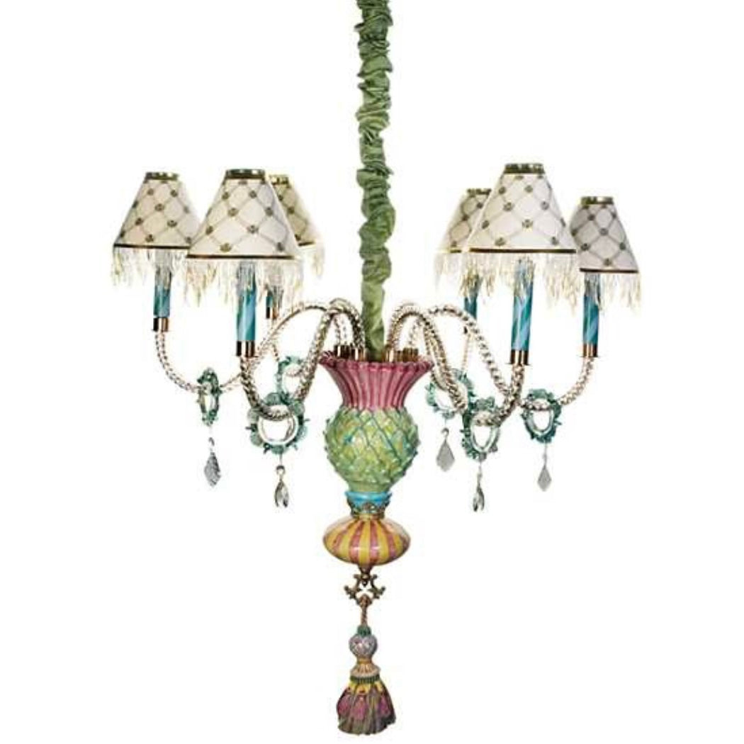 Mackenzie Childs 'Thistle' Chandelier
