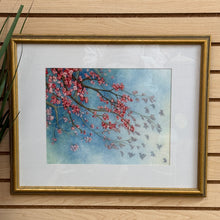 Load image into Gallery viewer, Framed Cherry Blossoms Art
