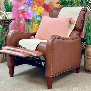 Hulala 'Deliat' Leather Recliner