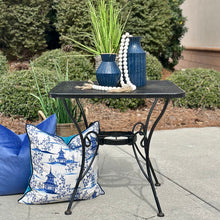Load image into Gallery viewer, Black Metal Outdoor Dining Table
