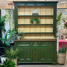 Load image into Gallery viewer, Irish Cupboard Green Cabinet
