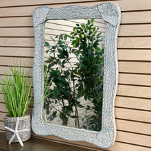 Load image into Gallery viewer, Pier1 White Wicker Mirror
