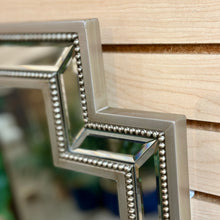 Load image into Gallery viewer, Lg Silver Beaded Mirror
