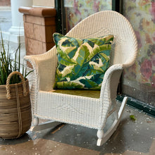 Load image into Gallery viewer, White Wicker Rocking Chair
