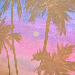 Sunset Palms Canvas