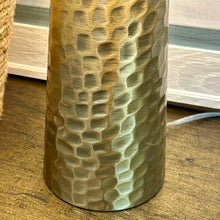Load image into Gallery viewer, Hammered Gold Lamp
