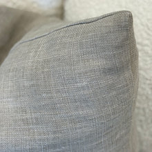 Load image into Gallery viewer, PB Pewter 'Belgian Linen' Down Pillow

