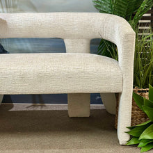 Load image into Gallery viewer, 'Gwen' Ivory Bench
