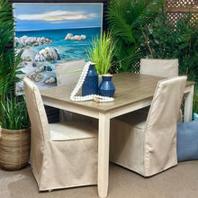 Load image into Gallery viewer, Ivory &amp; Wood Dining Table
