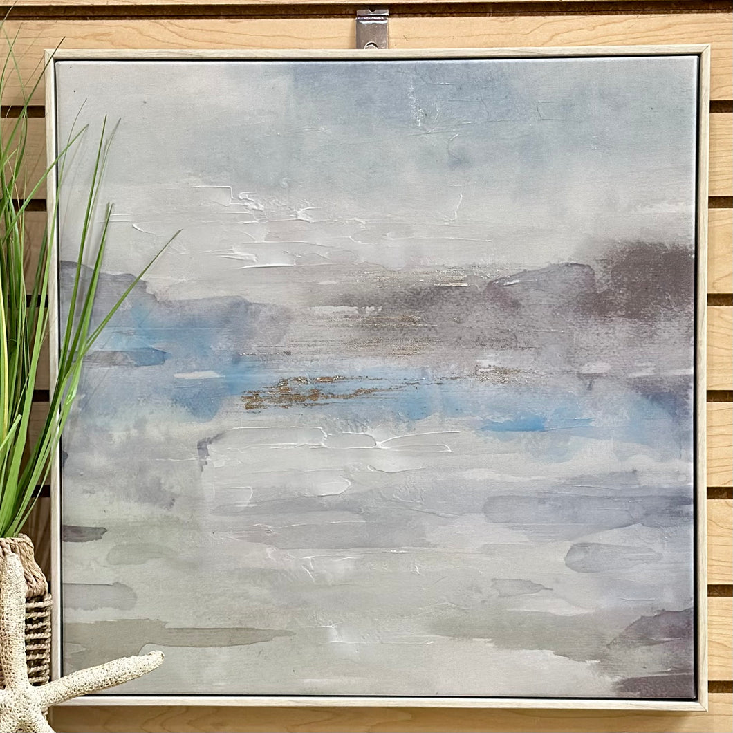 Blue/Green/Silver Abstract IV