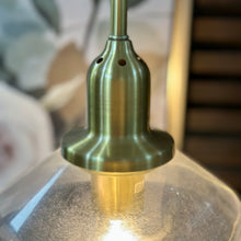 Load image into Gallery viewer, Gold/Glass Floor Lamp
