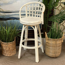 Load image into Gallery viewer, Set/2 Rattan Barstools

