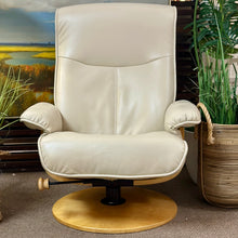 Load image into Gallery viewer, Ivory Chair &amp; Ottoman
