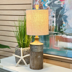 Wood-Look Lamp