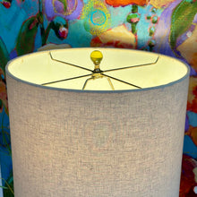 Load image into Gallery viewer, Yellow Glass Lamp
