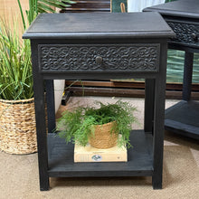 Load image into Gallery viewer, 1DRW Black Nightstand
