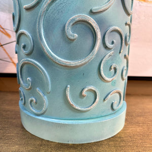 Aqua Swirl Lamp