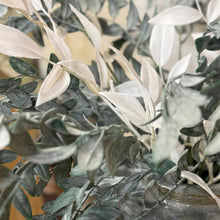 Load image into Gallery viewer, Blue/Grey Vase W/Leaves
